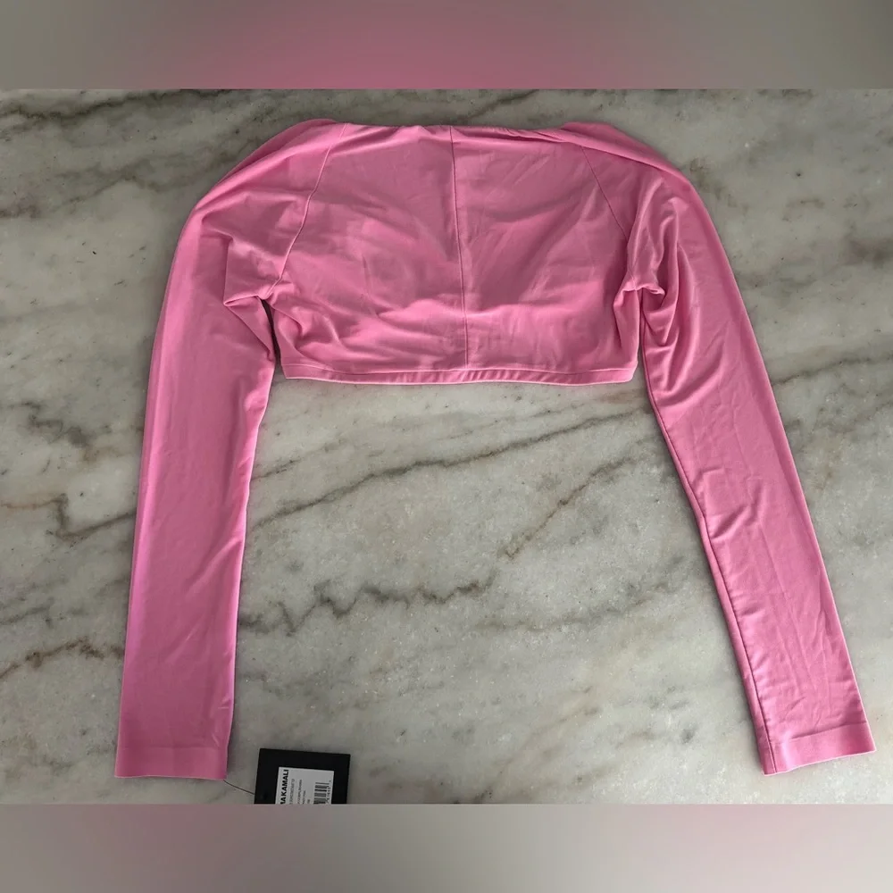 NWT-Cropped Sweetheart Top - Picture 6 of 7